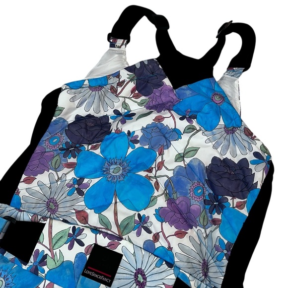 Bogner FIRE+ICE x LoveShackFancy Ivie Floral Ski Bib Pants XS Rare NWT - Picture 11 of 16